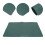 Repose-main pour nail art - Vert foncé, cuir 10