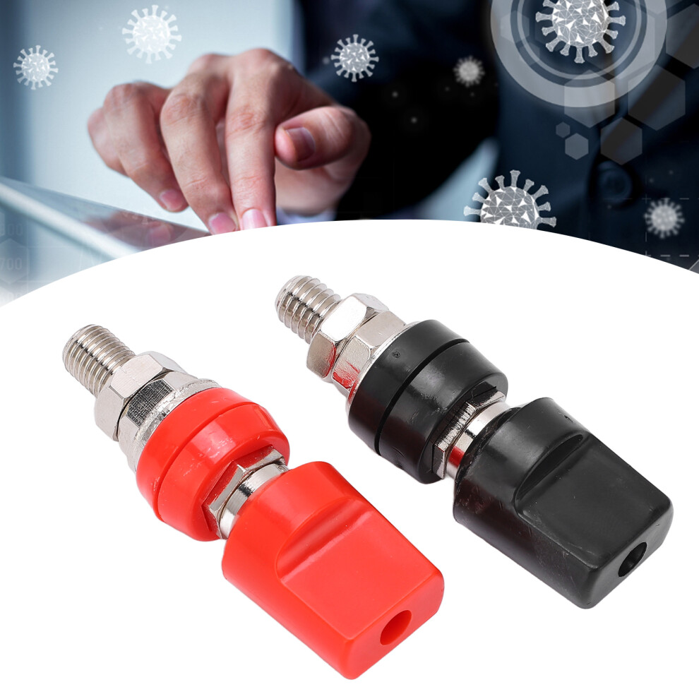 M8 Large Current Terminal 100A High Accuracy Copper Terminal Binding Post With 4Mm Plug For Hardware Electronic Device 8761321655288