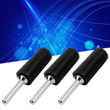 100 piezas de conector banana J.10001 de 2 mm niquelado negro