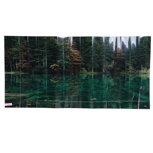 Fondo de PVC 3D con reflejo del lago 122x50cm 1