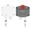 Temperature Humidity Transmitter High Accuracy Wall Mounted Meter Sensor 0~10V Analog 1