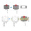 Temperature Humidity Transmitter High Accuracy Wall Mounted Meter Sensor 0~10V Analog 12