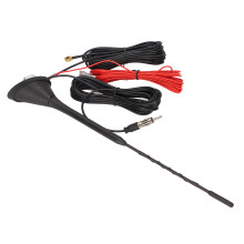 Negra DABBⅢ/L 58x45x280mm Antena de coche Cable de 5m