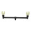 Carp Buzz Bar 25 cm 2-teste, Alluminio bianco luminescente 16
