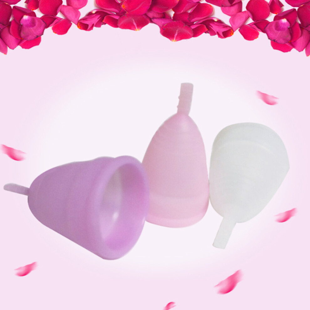 Women's Menstrual Cup Medical Silica Gel Food Grade Material Menstrual Period Cup can be Recycled Feminine Hygiene Menstrual Cup Multiple S