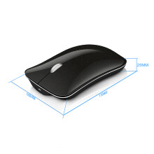 Mouse senza fili T23 400 mAh 11x6x2,5 cm Nero
