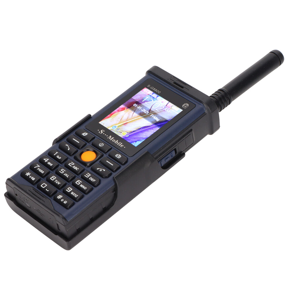 Sg8800 Mobile Smartphone Unlocked Cell Phone 2G Retro Phone 4 Sim Card Large Button 2400Mah Capacity For Senior(Dark ) Blue 8401321662717