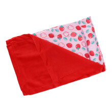 Sac de couchage pour reptile doux et chaud, lit pour dragon barbu avec oreiller - couvre-lit rouge paille