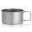 Cuenco de titanio con asas plegables S 450ml/550ml 8