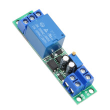Módulo de relé temporizador 12 V 0-25 s 65 x 16 mm azul