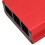 Carcasa de aluminio roja con enfriamiento para Raspberry Pi 3/3B+/2B 7