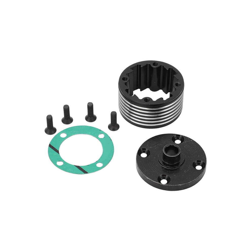 Metal Front Middle Rear Universal Differential Case 8655 For Zd Racing Dbxâ07 Exâ07 1/7 Rc Car Black 7621321668453
