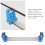 Detector de rectitud de flechas 272g 30cm30mm Plateado 11