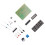 Kit de reloj digital de 4 dígitos, ABS, PCB de 52x42mm 11