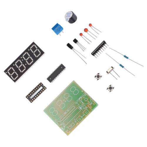 Kit de reloj digital de 4 dígitos, ABS, PCB de 52x42mm 2