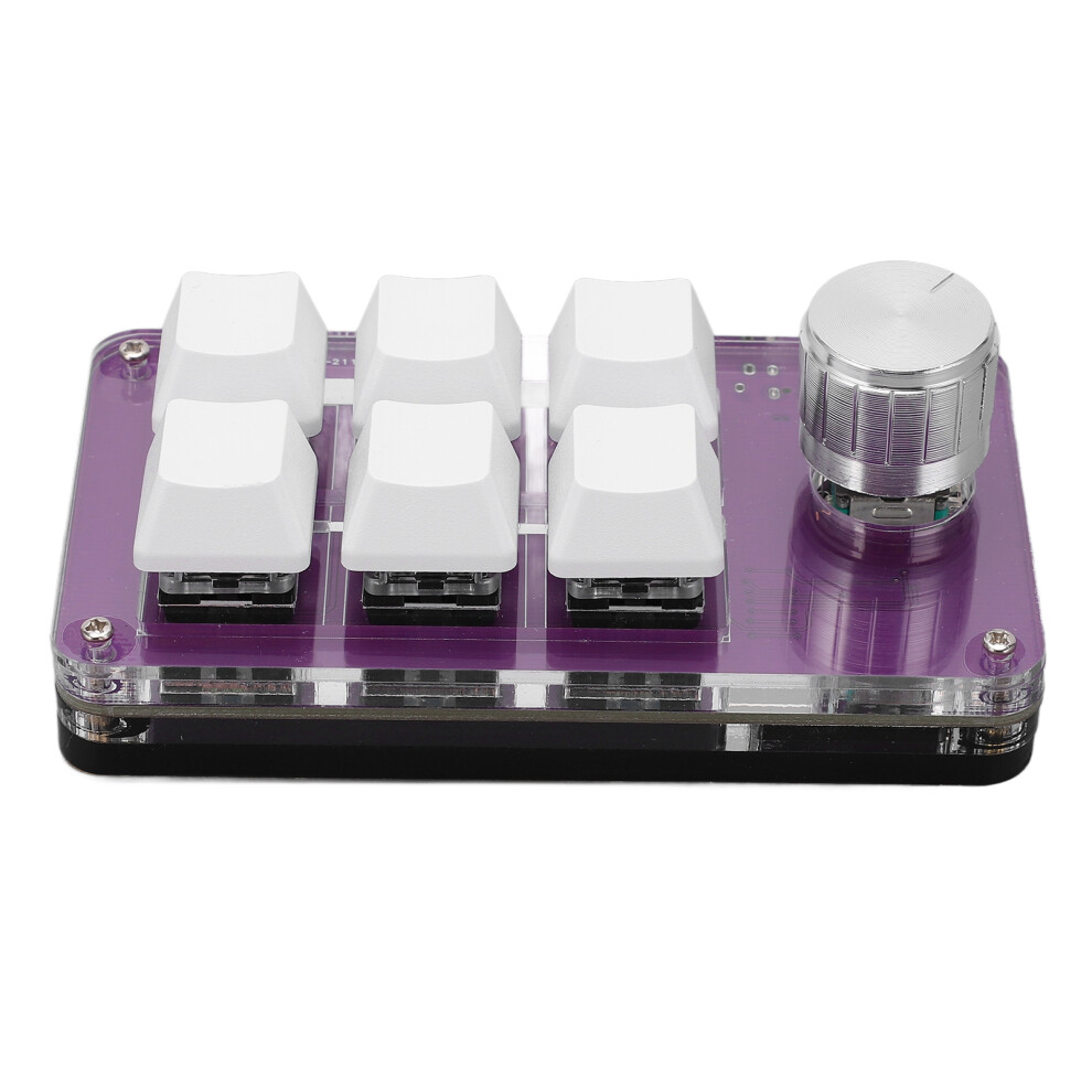 One Handed Mechanical Keyboard Multifunction Mini Gaming Keypad Shortcut Programmable Keyboard With Knob 9391321669191