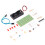 Kit de compuerta de componentes discretos ABS 75x35x1.6mm DIY 13