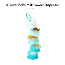 Dispenser a 4 livelli, 50 g per livello, Blu, 18,5 x 7,8 x 7,8 cm