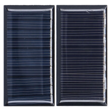 2 piezas de paneles solares en miniatura 0.25W 5V 60x30mm Color: NA