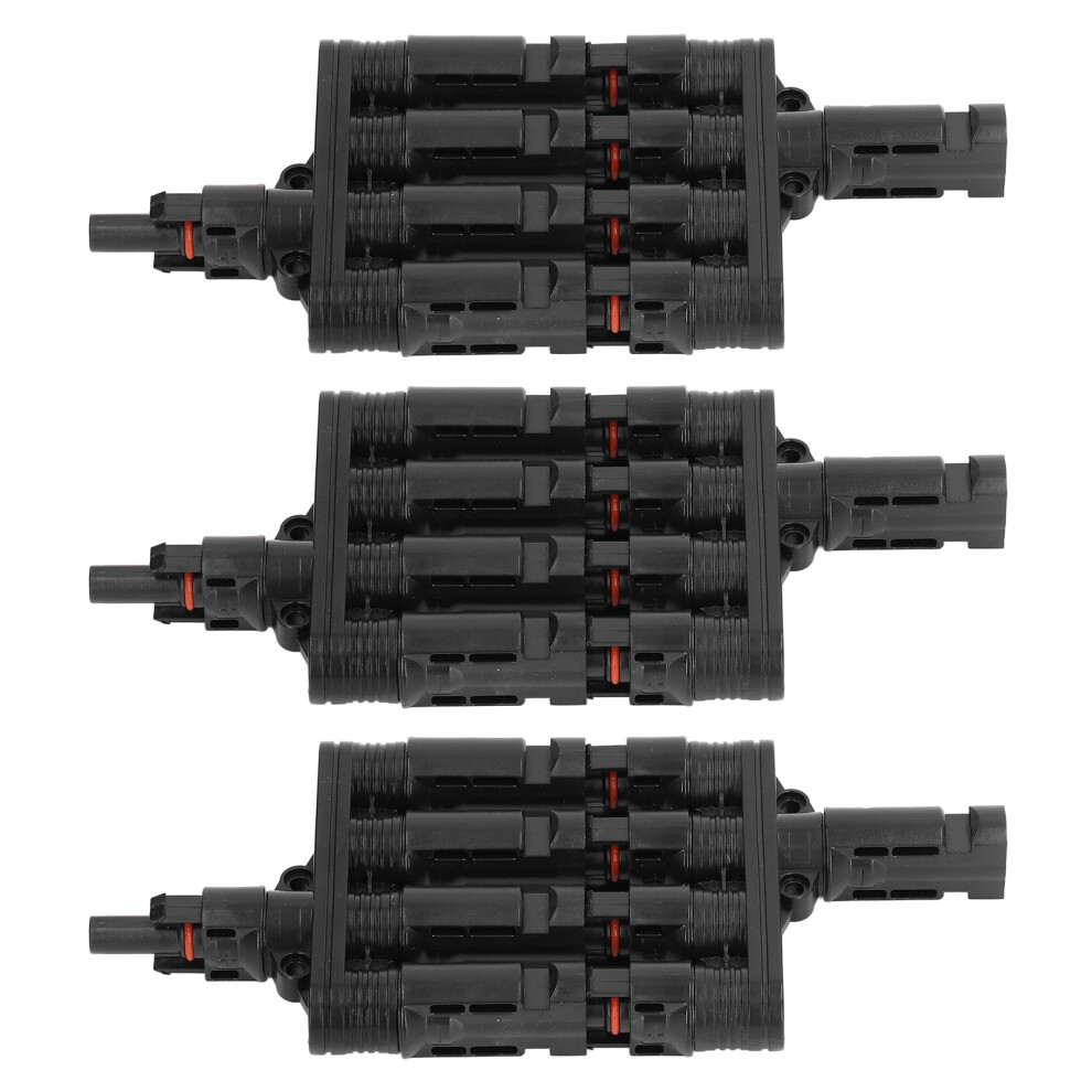 3Set 50A 1000V T Branch Connector Solar Branch Connetor 1 To 4 Photovoltaic Cable Branch Connector 7891321670491