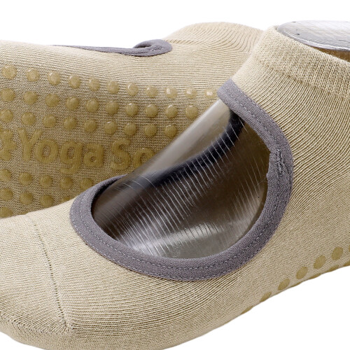 1 paire de chaussettes de Pilates 41 g vert taille unique 2