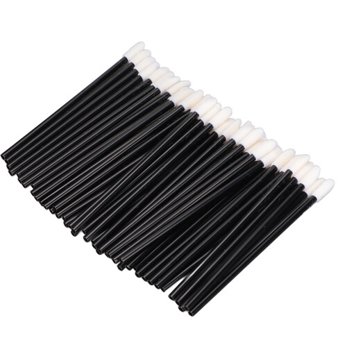 Pennelli usa e getta per labbra 2x50 pezzi/busta asta nera
