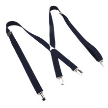 Bretelle da uomo Circa 141,3 pollici Blu navy 1 pezzo