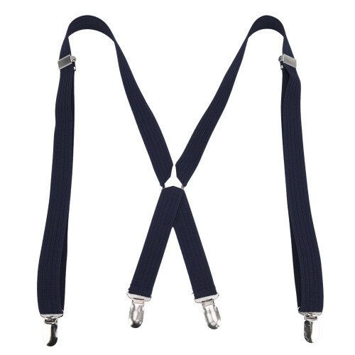 Bretelle da uomo Circa 141,3 pollici Blu navy 1 pezzo 1