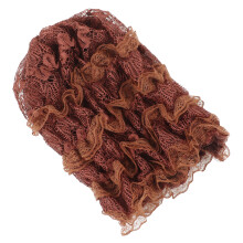 Sombrero turbante musulmán de malla elástica - talla única marrón