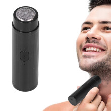Rasoir électrique mini portable 402030 160 mAh 3,7 V 2 W Noir