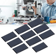 Célula solar pequeña (negra) 0,15 W 5 V 5330 mm (10 uds)