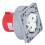 Conector impermeable de 5 pines, 3P+N+E, de nylon+latón, 63 A 10