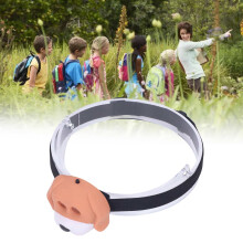 Faro frontal LED de animal 7x6 cm 2xAAA Luz blanca para niños