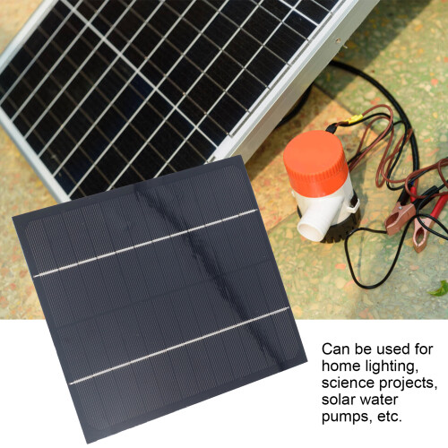 Panel solar impermeable de 6 W y 12 V, 170 x 200 mm, DIY 2