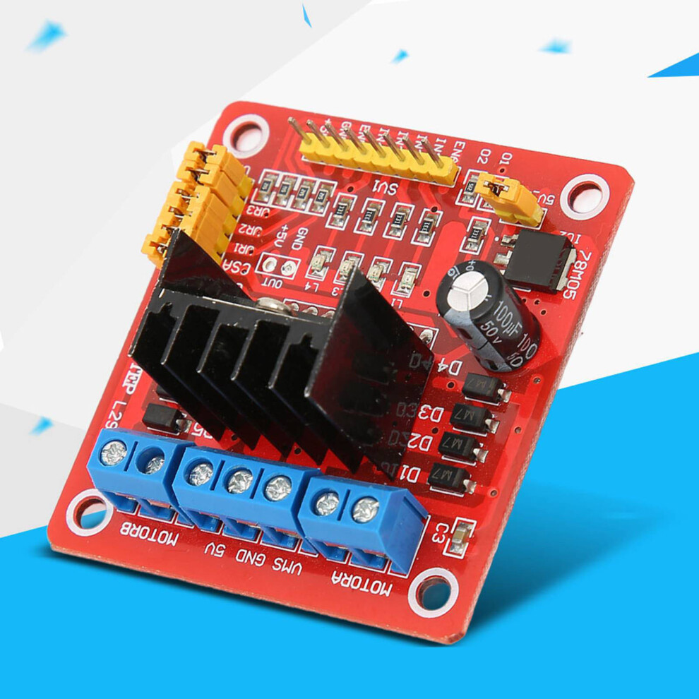 L298n Dual H Bridge Dc Stepper Motor Driver Module Multifunctional Motor Controller Board 8721321677475