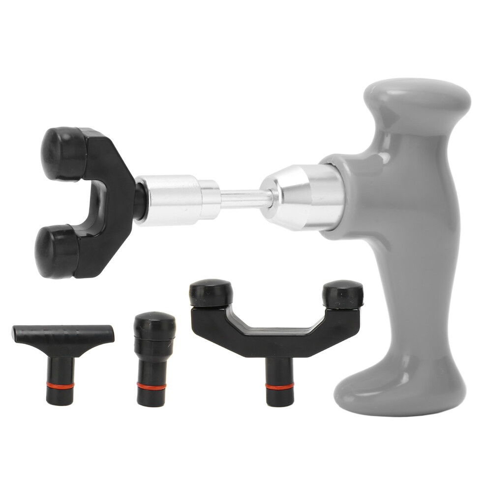 T Shape Deep Tissue Massage Tool Ergonomic Pain Relief Muscle Massage Gun for Legs ArmGrey