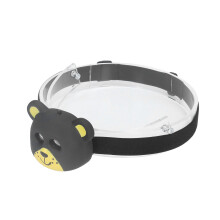 Lampada frontale a forma di orso in stile cartone animato, 2xAAA, 8.5x6cm