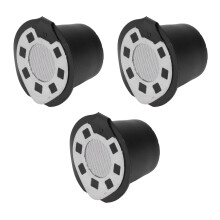 Gobelet chromé pour capsule de café, 50 ml, dimensions 37x25x30 mm