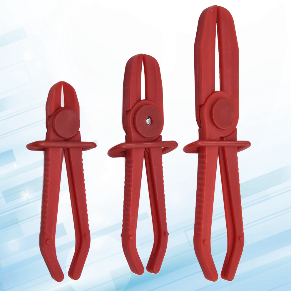 3Pcs Hose Pinch Pliers Fuel Line Brake Clamp Nylon Tool Set Kit For Workshop Factory 3141321682210