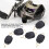 Accessori da pesca 5 pezzi clip fermaline per mulinelli baitcasting nero 5