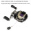 Accessori da pesca 5 pezzi clip fermaline per mulinelli baitcasting nero 8