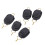 Accessori da pesca 5 pezzi clip fermaline per mulinelli baitcasting nero 9