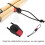 Sangles d'organisation pour cannes à pêche Fixation rapide Corde élastique de type bungee Durable et flexible 12