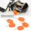 5 pezzi Stopper per lenza da baitcasting arancione 5 g 8