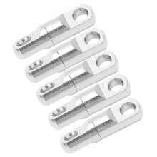 7# 5 pezzi/set Acciaio inossidabile + rame girevole a 360 Colore