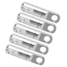 5 pièces par ensemble, acier inoxydable n5, crochet pivotant à 360, connecteur de couleur