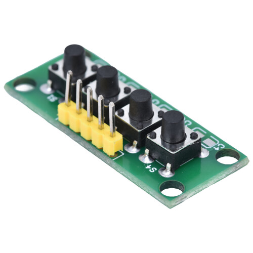 Módulo de teclado de 4 pines: 4 botones independientes, PCB 1