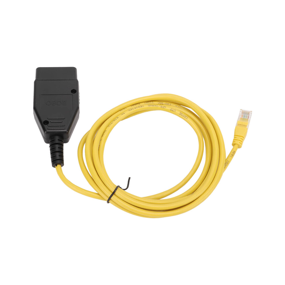 Enet Coding Cable Obd2 Diagnostic Cable With Cd Replacement For F Series 3 Series 5 Series 7 Series Gt X3 Yellow 7901321684913