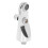 Beccuccio per vasca in ottone G1/2 semicircolare deviatore nascosto 9