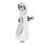 Beccuccio per vasca in ottone G1/2 semicircolare deviatore nascosto 10